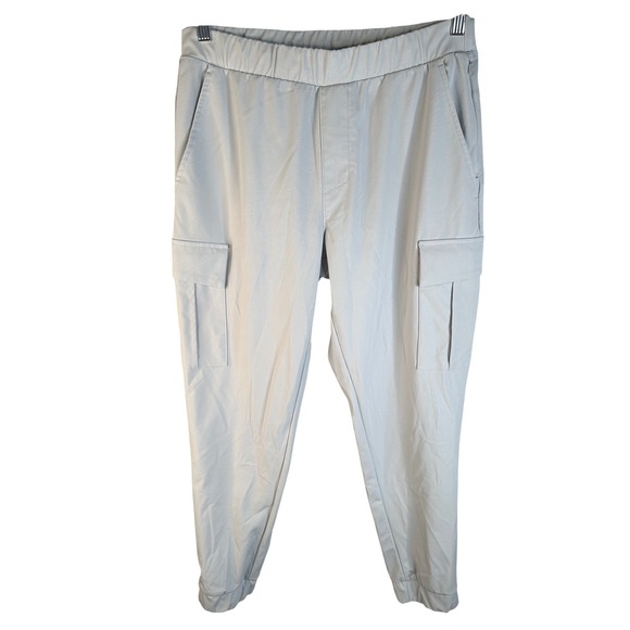 Old Navy Active Pants - Old Navy Women's Light Gray Active Hybrid Cargo Jogger Pants Size Medium‎